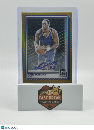 2025 Panini Donruss Optic Prizm Karl Malone #179 Gold /10