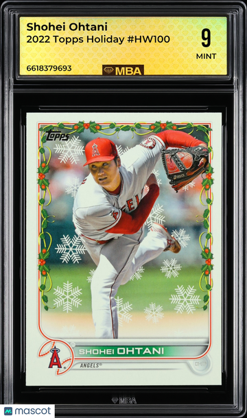 2022 Topps Holiday Shohei Ohtani #HW100 MBA 9