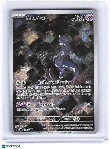 2023 Pokemon—Mewtwo #SVP EN 052 Scarlet & Violet Promo Cards—Black Star Promo Foil (Lightly Played)