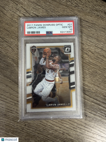 2017 Panini Donruss Optic LeBron James #27 PSA 10