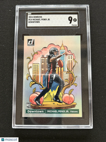 2024 Donruss Michael Penix Jr. #14 Downtown Rookie SGC 9