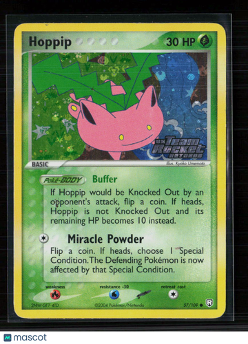 2004 EX Team Rocket Returns Hoppip Reverse Holo #57/109