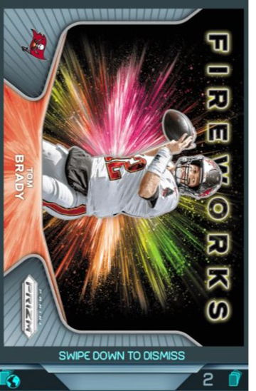 Panini Blitz 2020 Prizm Fireworks Tom Brady