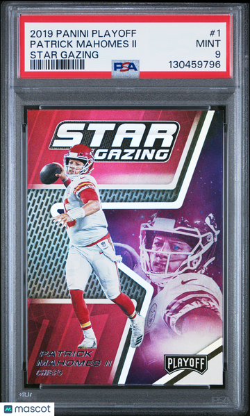 2019 Panini Playoff Star Gazing Patrick Mahomes II #1 PSA 9
