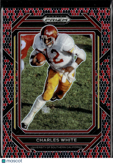 Charles White 2023 Panini Prizm Draft Picks Snakeskin USC Trojans