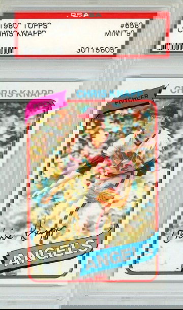 1980 Topps Chris Knapp #658 PSA 9 P1304