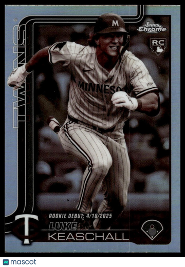 2025 Topps Chrome Update Luke Keaschall #USC134 Sepia Refractors