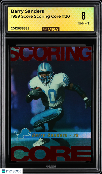 1999 Score Scoring Core Barry Sanders #20 MBA 8