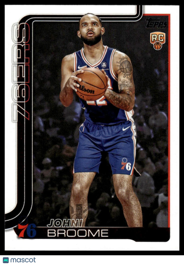 2025-26 Topps Johni Broome #235 RC