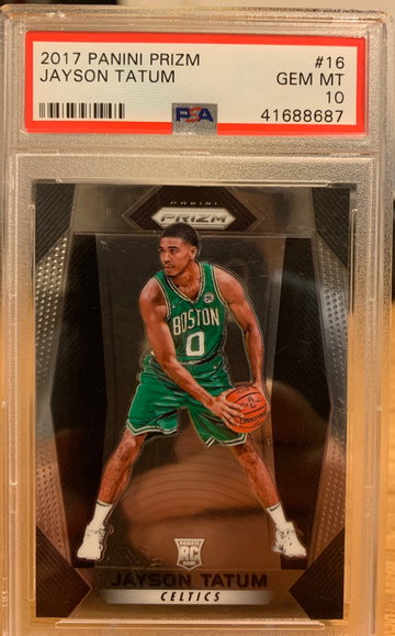 Jayson Tatum 2017 Prizm RC PSA 10