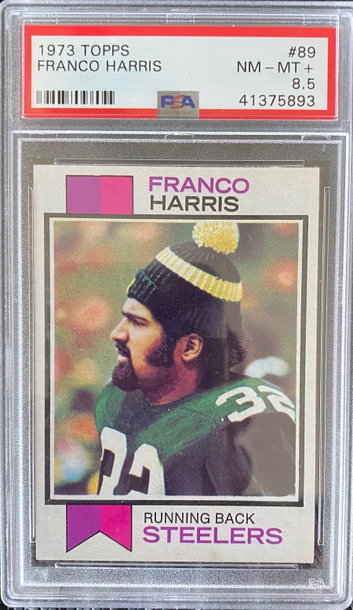 1973 Topps #89 Franco Harris PSA 8.5 RC 