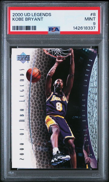 2000 Upper Deck Legends Kobe Bryant #8 PSA 9