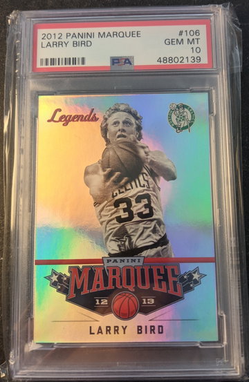 2012 Panini Marquee Larry Bird PSA 10