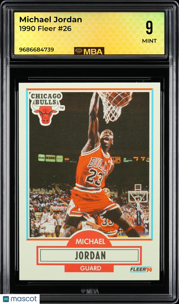 1990 Fleer Michael Jordan #26 MBA 9