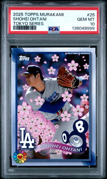 2025 Topps X Takashi Murakami Tokyo Series Shohei Ohtani #25 PSA 10