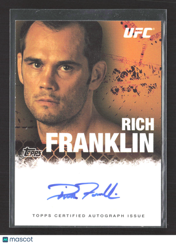 2010 Topps UFC Rich Franklin #FA-RF