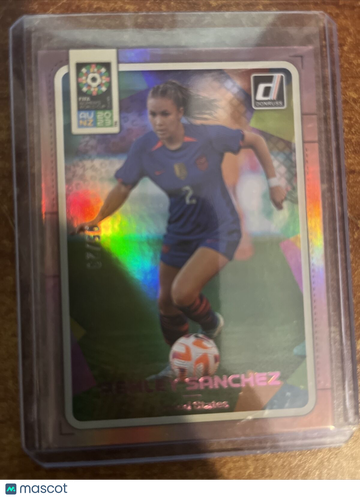 2023 Donruss FIFA Women's World Cup Ashley Sanchez #223 Pink Parallel Insert