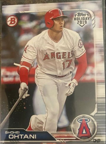 Shohei Ohtani 2019 Topps Bowman Holiday