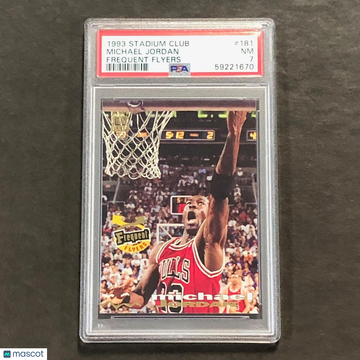 1993 Stadium Club Michael Jordan #181 Frequent Flyers PSA 7