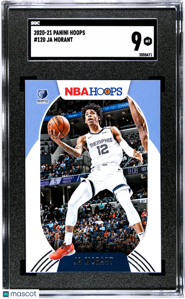 2020-21 Panini Hoops Ja Morant #120 SGC 9