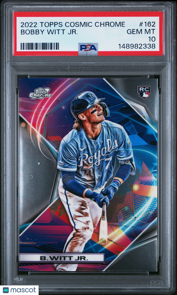 2022 Topps Cosmic Chrome Bobby Witt JR. #162 PSA 10