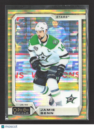2019 2018 O-Pee-Chee Platinum Jamie Benn #45 Seismic Gold