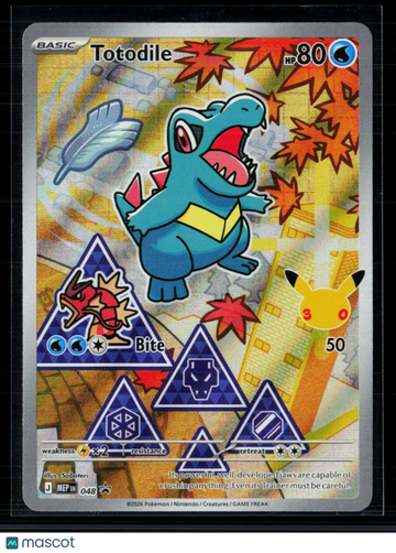Pokemon 2026 Journey Together Totodile #048