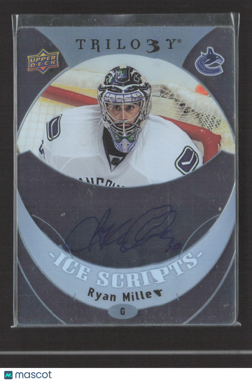 2015 Upper Deck Trilogy Ice Scripts Ryan Miller #IS-RM