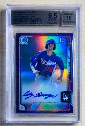 Cody Bellinger 2015 Bowman Chrome Auto 