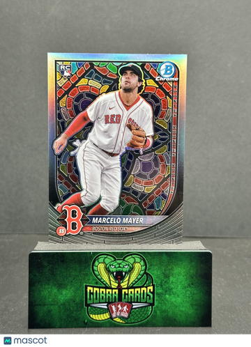 2025 Bowman Chrome Stained Glass Marcelo Mayer #39 Etched Stained Glass RC