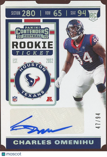 2019 Charles Omenihu Rookie