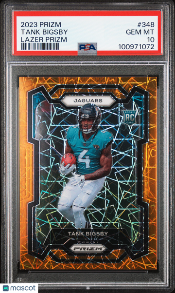 Tank Bigsby 2023 Panini #348-Lazer Prizm PSA 10