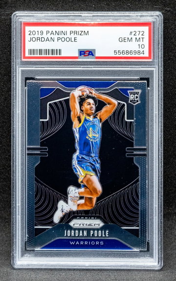 Jordan Poole 2019-20 Panini Prizm Rookie PSA 10 PSA 