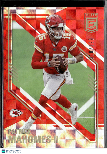 Patrick Mahomes II 2021 Panini Donruss Elite Red /399 Kansas City Chiefs
