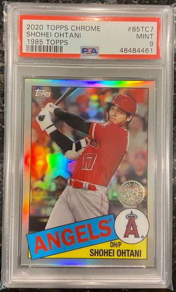 2020 Topps Chrome Shohei Ohtani #85TC7 1985 PSA 9 Mint (Low Pop) 🔥