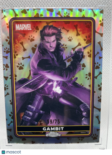 2025 Topps Chrome Marvel Deadpool Gambit 59/75 #10