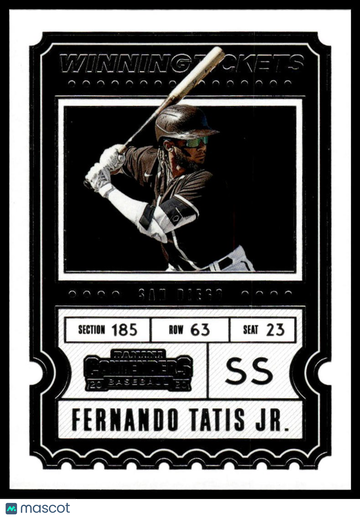 2020 Panini Contenders Fernando Tatis Jr. #WT-15 Winning Tickets