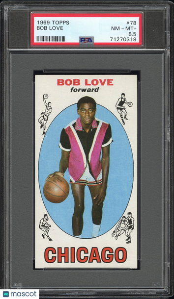 1969 Topps Bob Love #78 PSA 8.5