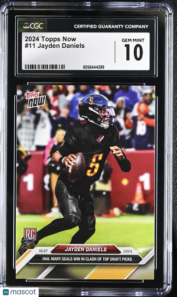 2024 Topps Now Jayden Daniels #11 CGC 10