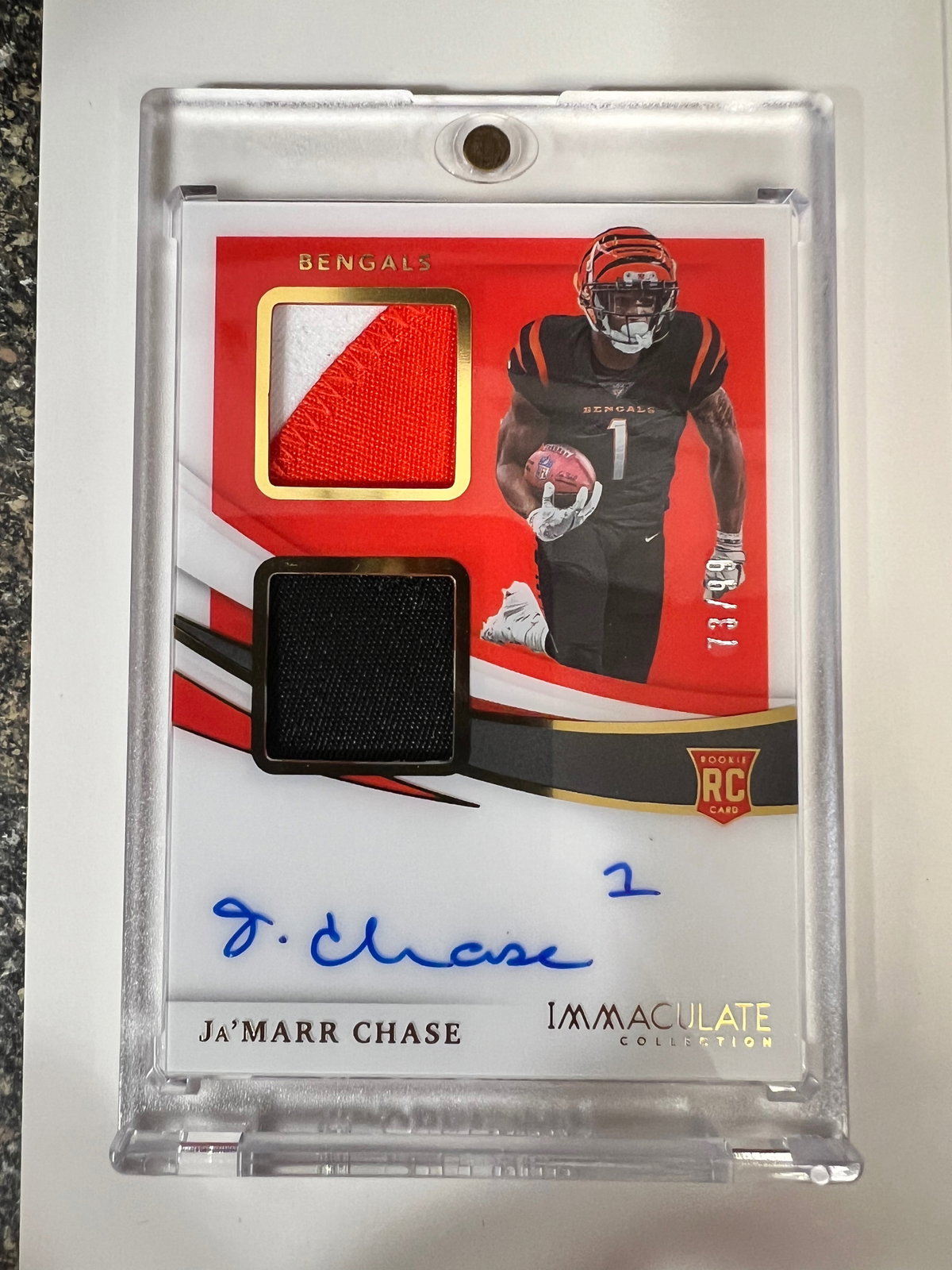 2021 Immaculate Jamarr Chase Dual RPA /99 | MySlabs