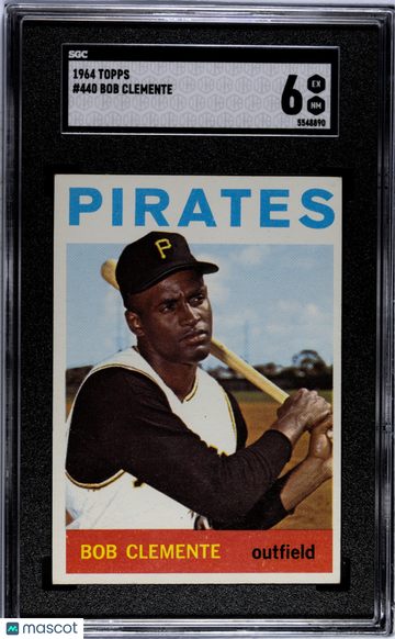 1964 Topps Bob Clemente #440 SGC 6