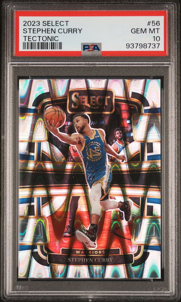 2023 PANINI STEPHEN CURRY SELECT TECTONIC #56 PSA 10