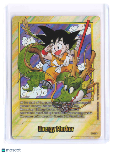 2024 PROXY Dragon Ball Super Card Game Gold Foil Energy Marker Son Goku Shenron