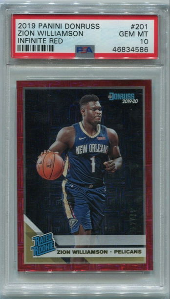 Zion Williamson Donruss Infinite Red