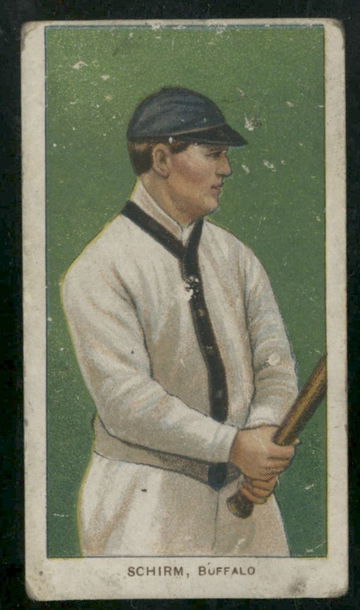 1909-11 Piedmont Cigarettes # George Schirm Buffalo Piedmont 350