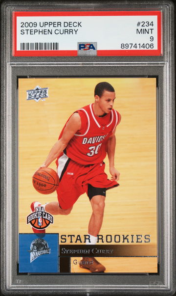 2009 Upper Deck Stephen Curry #234 PSA 9