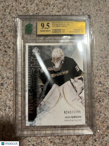 2013 SP Authentic John Gibson #235 Rookie MNT 9.5