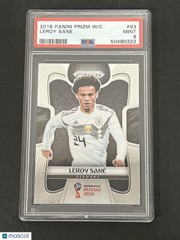 2018 Panini Prizm World Cup Leroy Sane #93 PSA 9