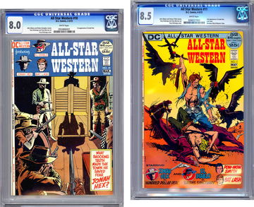 ALL STAR WESTERN #10-11 CGC 8.0-8.5 1ST & 2ND JONAH HEX TONY DEZUNIGA CVRS 1972