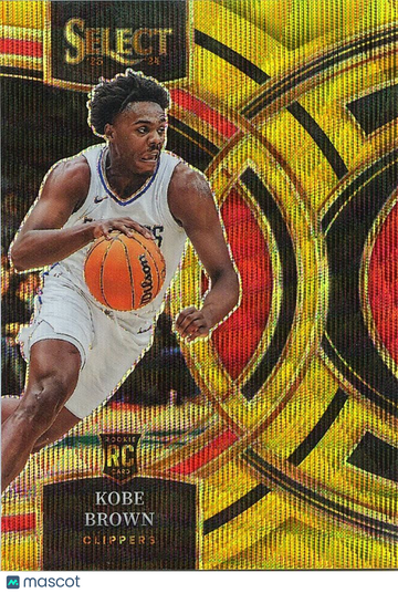 2023 Kobe Brown Gold Wave Prizm Rookie